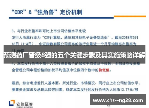预测药厂晋级8强的五个关键步骤及其实施策略详解