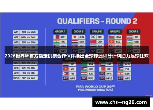 2026世界杯官方指定机票合作伙伴推出全球球迷积分计划助力足球狂欢